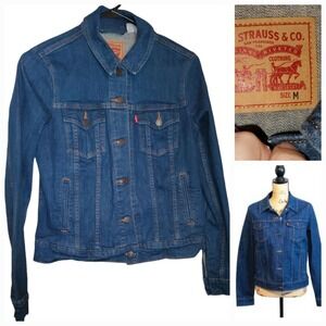 Levi's Big E Type III Denim‎ Jacket Medium EUC Vintage Cropped Trucker retro